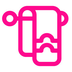 Beauty salon monochrome icon pack