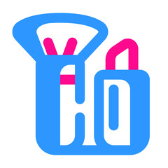 Beauty salon polychrome icon pack