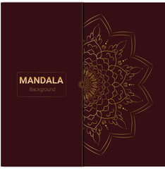 Seamless vector mandala design