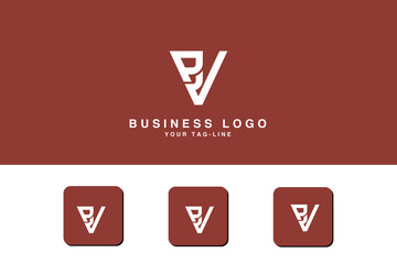 BV, VB, B, V, Abstract Letters Logo Monogram	
