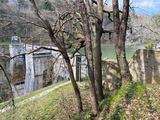 Topuzlu Dam, located in Istanbul, Turkey, was built by the Ottomans.