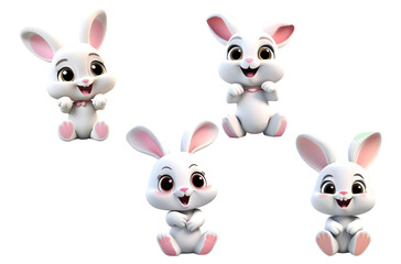 set of bunny