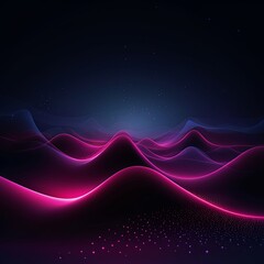dark background illustration with magenta fluorescent lines, in the style of realistic magenta skies - obrazy, fototapety, plakaty