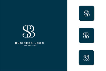 SB, BS, S, B, Abstract Letters Logo Monogram