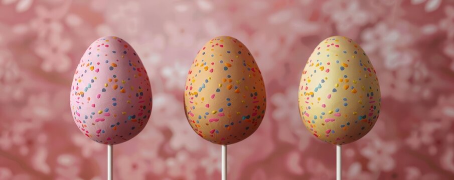 colored easter eggs.