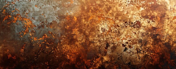 Abstract Fiery Rust Texture with Dynamic Oxidation Effects
