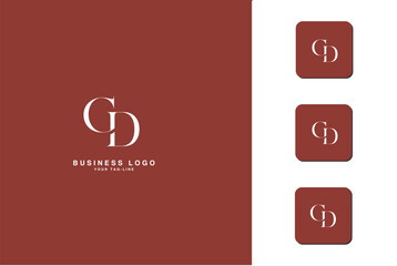 Alphabets  Letters CD, DC  Initials Logo Monogram