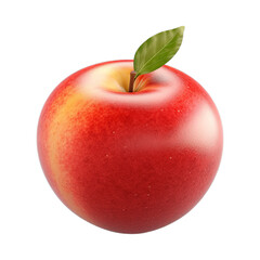 Nectarine isolated on transparent png background. Generative ai