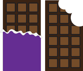 chocolate icon isolated on white background. Modern and editable chocolate icon. Simple icons vector illustration. Eps10