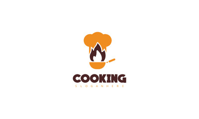 a logo for a cooking company called cooking.