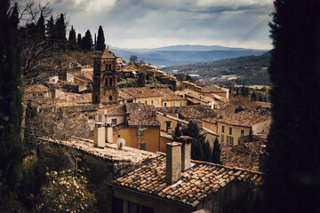 Fototapeta premium Moustiers-Sainte-Marie, Provence, France