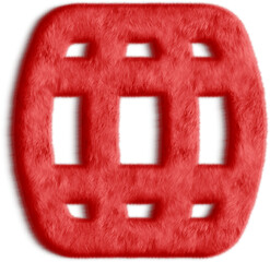 Barrel Red Fluffy Icon