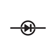 Electric diode icon vector illustration design
