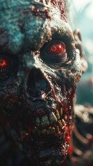 Plunge into the Zombie Apocalypse with a chilling worms-eye view, intensifying the suspense and horror.
