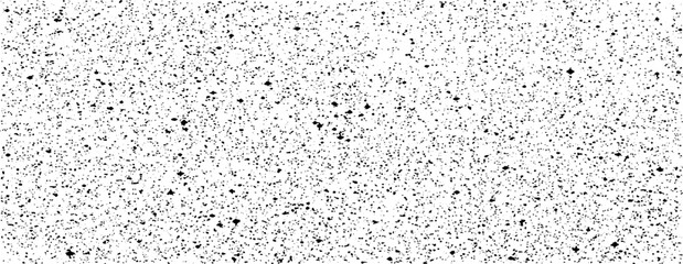 Snow, stars, twinkling lights, rain drops on black background. Abstract vector noise. Small particles of debris and dust. Distressed uneven grunge texture overlay.