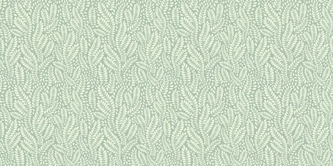 Background seamless pattern of leaves on a green background. Background for the site, invitations, postcards, for packaging, product design. Ilustration., floral background.
