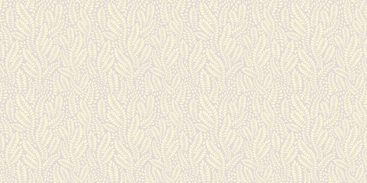Background seamless pattern of leaves on a light gray background. Background for the site, invitations, postcards, for packaging, product design. Ilustration., floral background	

