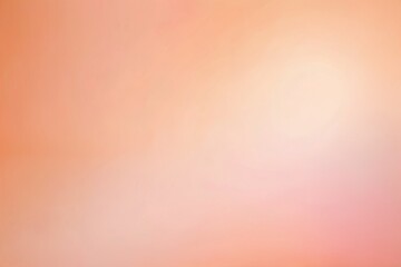 Peach fuzz pastel background with sunshine glare.