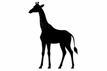 Vector design of a Giraffe TOP silhouette