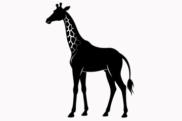 Vector design of a Giraffe TOP silhouette