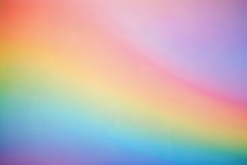 Rainbow pastel background with sunshine glare.