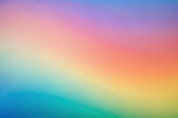 Obraz premium Rainbow pastel background with sunshine glare.