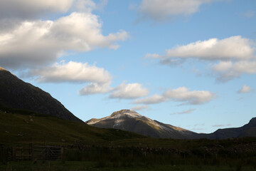 View from the ascent of Ben Nevis by the Carn Mor Dearg Arete - Fort William - Highlands - Scotland - UK
