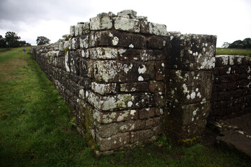 Milecastle - along the Hadrian's wall between Brampton - Wallton and Gilsland - Cumbria - Northumberland - England - UK © Collpicto