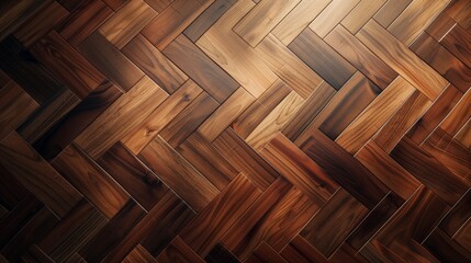 Top view of wooden parquet texture background - obrazy, fototapety, plakaty