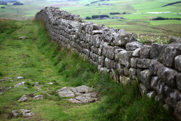 Along the Hadrian's wall between Gilsland and Twice Brewed - Northumberland - England - UK © Collpicto