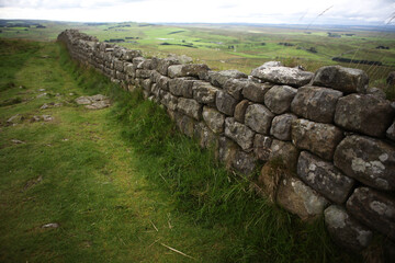 Along the Hadrian's wall between Gilsland and Twice Brewed - Northumberland - England - UK © Collpicto