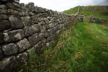 Along the Hadrian's wall between Gilsland and Twice Brewed - Northumberland - England - UK © Collpicto