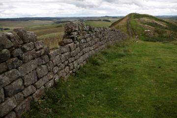 Along the Hadrian's wall between Gilsland and Twice Brewed - Northumberland - England - UK © Collpicto