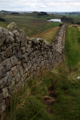 Along the Hadrian's wall between Gilsland and Twice Brewed - Northumberland - England - UK © Collpicto