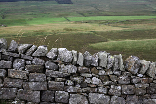 Along the Hadrian's wall between Gilsland and Twice Brewed - Northumberland - England - UK