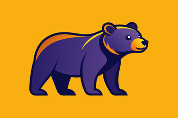 Vector design of a bear
