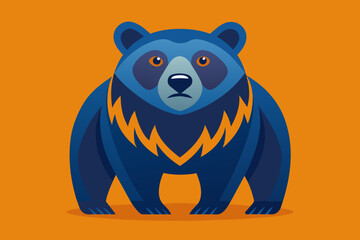 Vector design of a bear