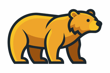 Vector design of a bear