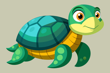 Vector design of a turtle