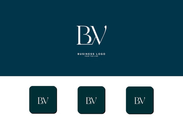 BW, WB, B, W, Abstract Letters Logo monogram