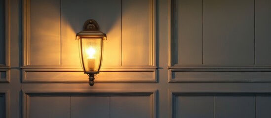 isolated wall light