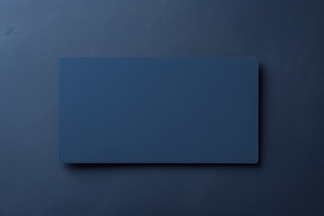 a blank mock up navy blue card dimension, mock up, on background, shot in studio - obrazy, fototapety, plakaty