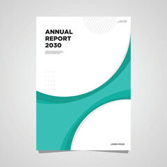 Vector Cover design template corporate business annual report