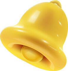 Fototapeta premium Notification Bell 3D icon