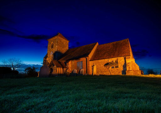 Church in the dark