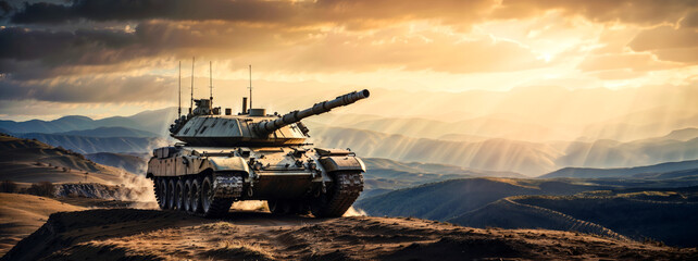 T90 Russian tank - obrazy, fototapety, plakaty