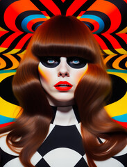 Luxury Trends. Creative Design. Lady in High Fashion