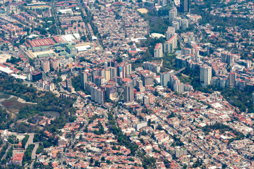 Aerial view of the Polanco Municipality of Mexico City - CDMX