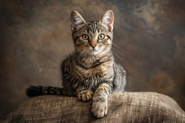 cat on the wall