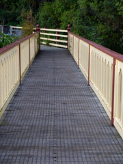 Walkway With Fence Either Side